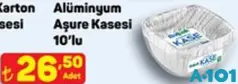 ALÜMİNYUM AŞURE KASESİ 10'LU ALÜMİNYUM AŞURE KASESİ 10'LU